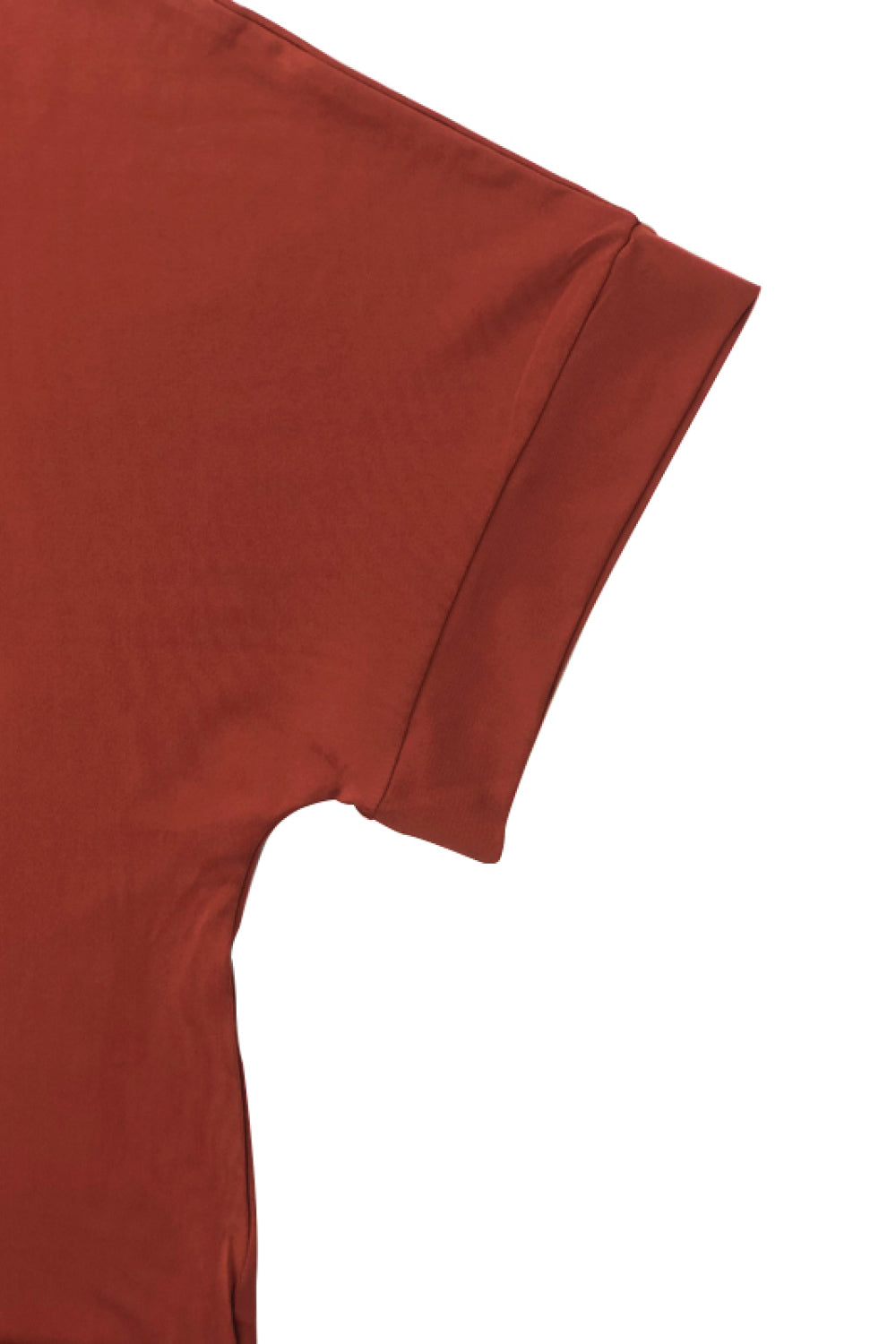 Plus Size V-Neck Slit Top and Pants Set