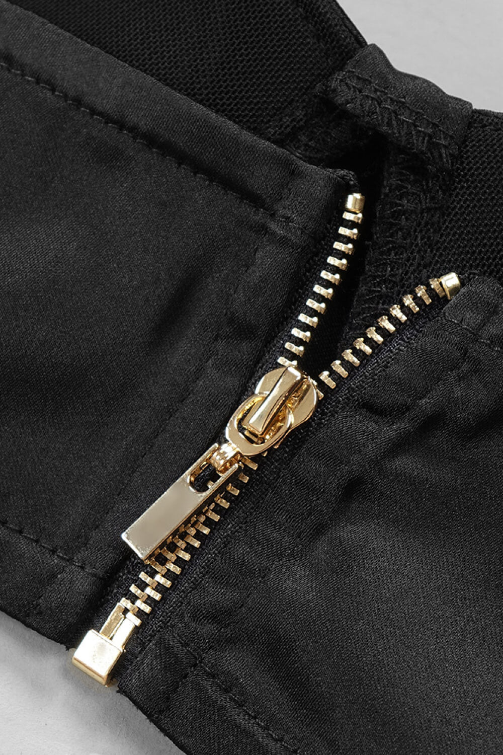 Bell Sleeve Satin Cropped Top and Flare Pants Set