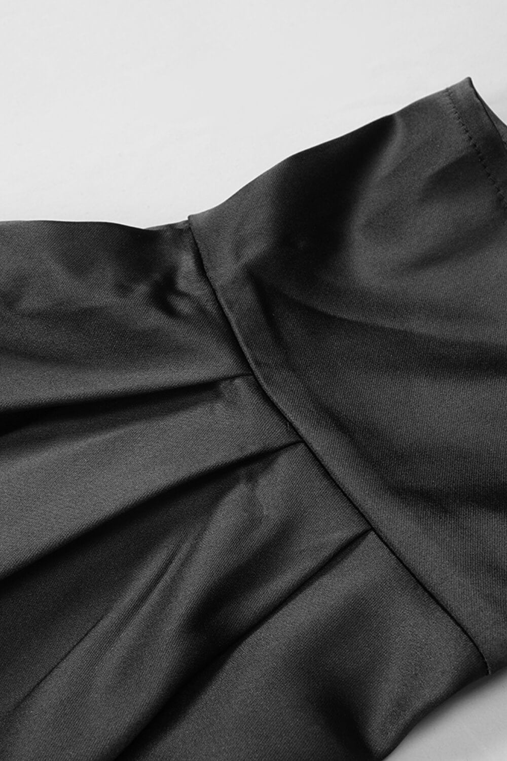 Bell Sleeve Satin Cropped Top and Flare Pants Set